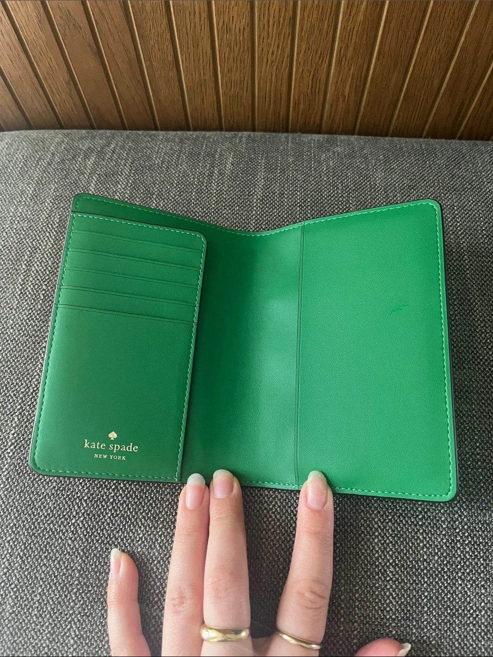 kate spade Watermelon Passport Cover - Green, Pink & Red